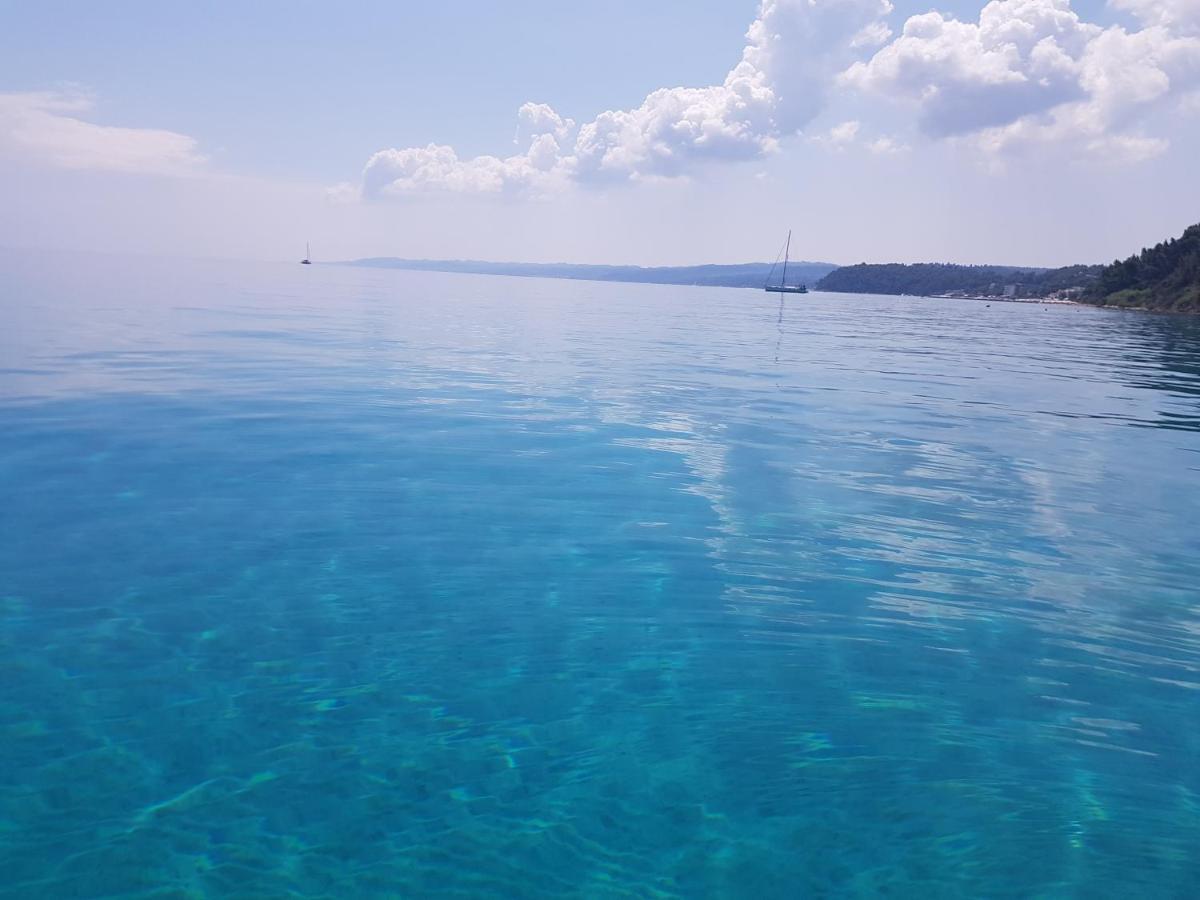 Halkidiki Rooms Néa Fókaia Esterno foto