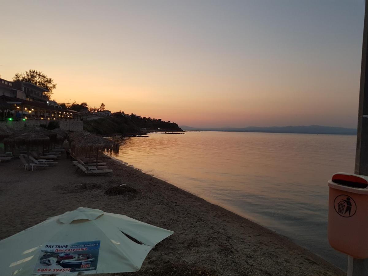 Halkidiki Rooms Néa Fókaia Esterno foto