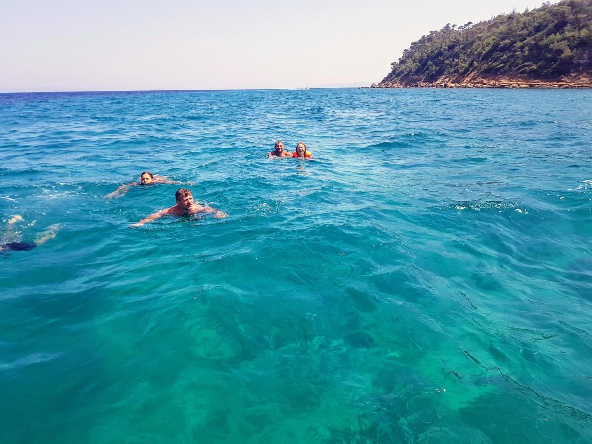 Halkidiki Rooms Néa Fókaia Esterno foto
